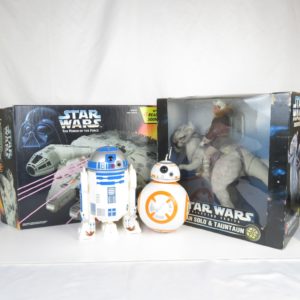 STAR WARS フィギュア R2-D2、BB-8、ミレニアムファルコン、ハン・ソロ＆トーントーン