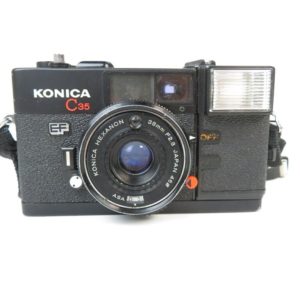 Konica (コニカ) C35 EF ブラック コンパクトフィルムカメラ