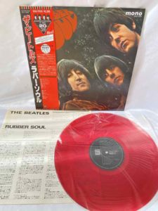 THE BEATLES/RUBBER SOUL 東芝EMI赤盤 モノラル盤 帯付き