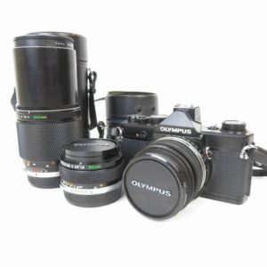 OLYMPUS OM-1 オリンパス 一眼レフカメラ レンズセット G.ZUIKO レンズケース付き