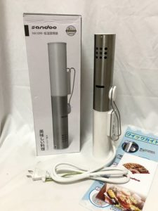 Sandoo HA1099 低温調理器 sous vide 防水(IPX7) パールホワイト