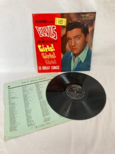 LP レコード ELVIS PRESLEY/GIRLS!GIRLS!GIRLS! エルヴィス・プレスリー/ガールズ！ガールズ！ガールズ！ サントラ