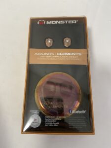 MONSTER ELEMENTS Air Links MH-ALNK-EL-IE-RGLD ワイヤレスイヤホン