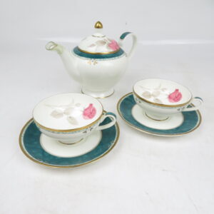 NARUMI ナルミ Bone China ボーンチャイナ カレス ティーポット カップ&ソーサー ティーセット