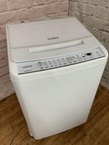 日立 HITACHI BW-V80G-W ビートウォッシュ 全自動洗濯機 上開き 洗濯8kg BWV80GW
