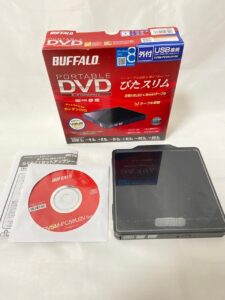 BUFFALO バッファロー PORTABLE DVD ぴたスリム DVSM-PC58U2V-BK