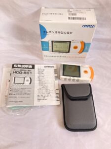 OMRON オムロン 携帯型心電計 HCG-801