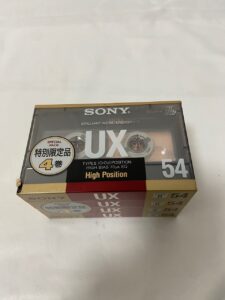 SONY ソニー UX54 4本 希少品 快活ハイポジション カセットテープ