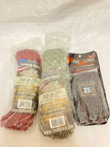 パラコード ミルスペックパラコード TOUGH-GRID 11芯 フォレストカモ 550 FIRE CORD