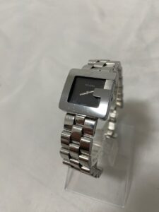 GUCCI グッチ 3600J G ロゴ スクエアフェイス 腕時計 ステンレススチール