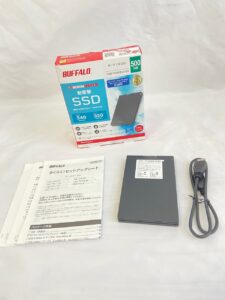BUFFALO バッファロー 外付けSSD 500GB SSD-PG500U3-BC