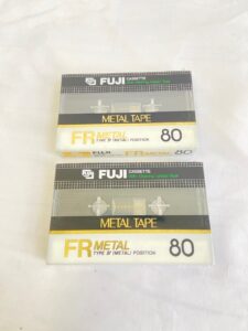 富士フィルム FUJIFILM FR METAL 80 TYPE IV Bias 70μs EQ カセットテープ