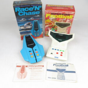 バンビーノ社 bambino Race N chase 1979 Football Superstar Handheld Electronic Game