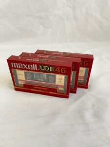 日立マクセル maxell UDⅡ46 ハイポジ カセットテープ