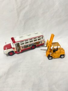 トミカ tomica DANDY NO.43 コマツ フォークリフト FD50 / No.35 いすゞ ボネットバス