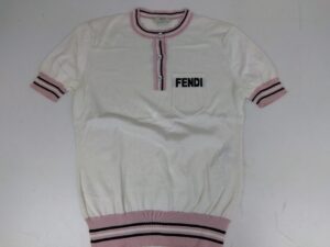 FENDI セーター ホワイト ピンク