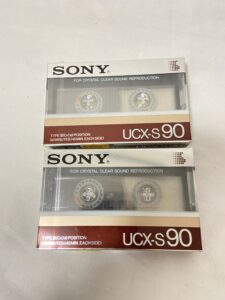 ソニー SONY UCX-S 90 TYPE-II ハイポジション カセットテープ