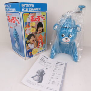 TIGER タイガー 氷削り器 かき氷器 ABF-F100 きょろちゃん ブルー
