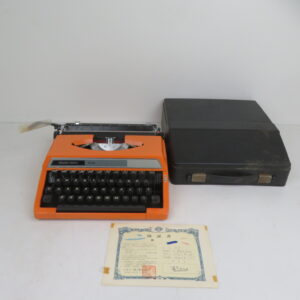 シルバー精工 タイプライター SILVER-REED 715 オレンジ