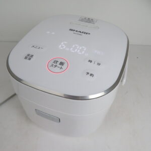シャープ 炊飯器 3合 ホワイト KS-CF05C-W