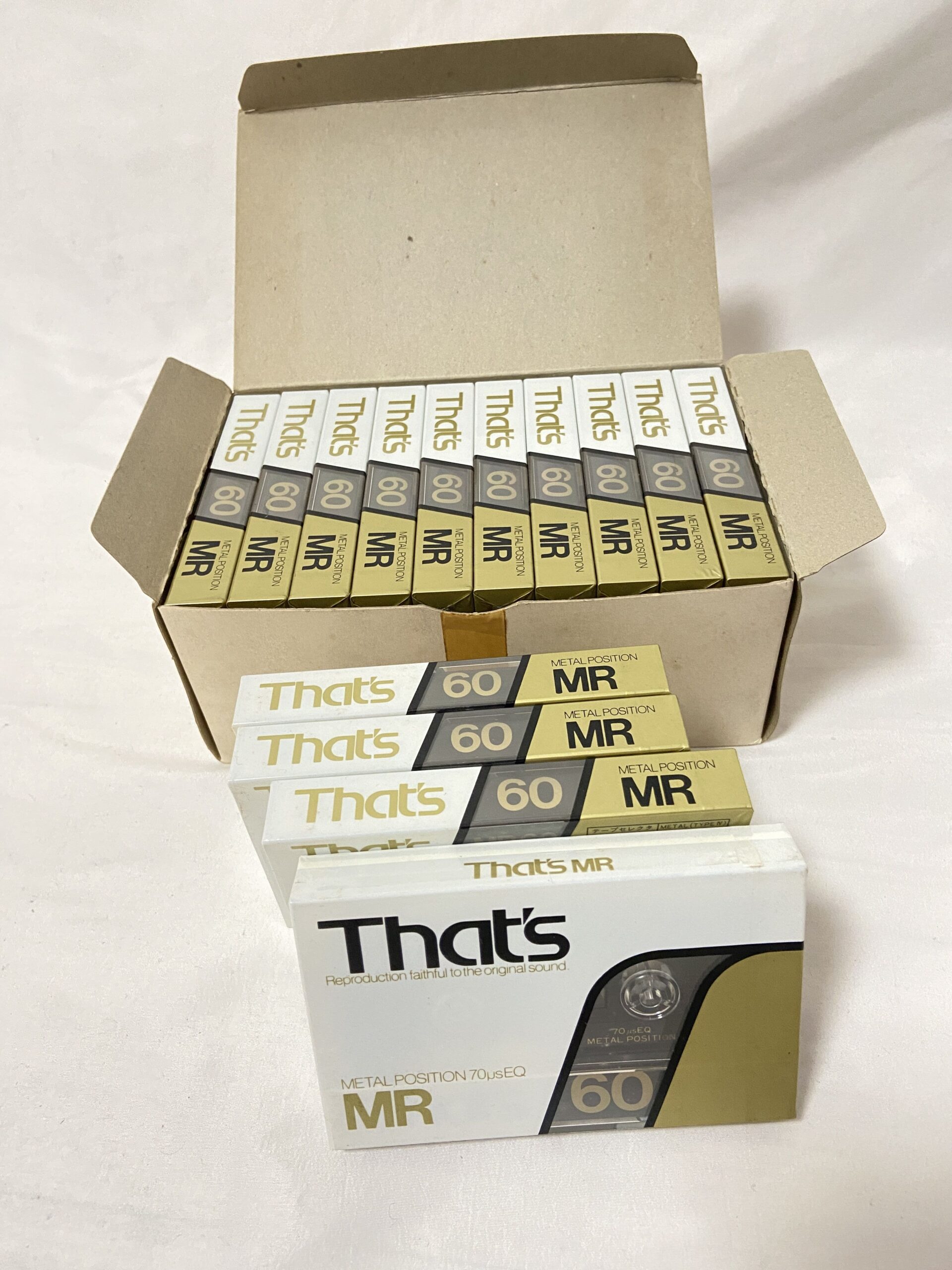 That’s カセットテープ メタルテープ MR 60 TYPEⅣ