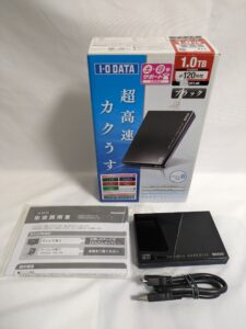 I-O DATA USB3.0対応 ポータブルハードディスク HDPC-UT1.0K