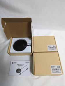 高感度USBマイク SANWA サンワサプライ 400-MC011 WEB会議マイク zoom Skype Windows Mac 用