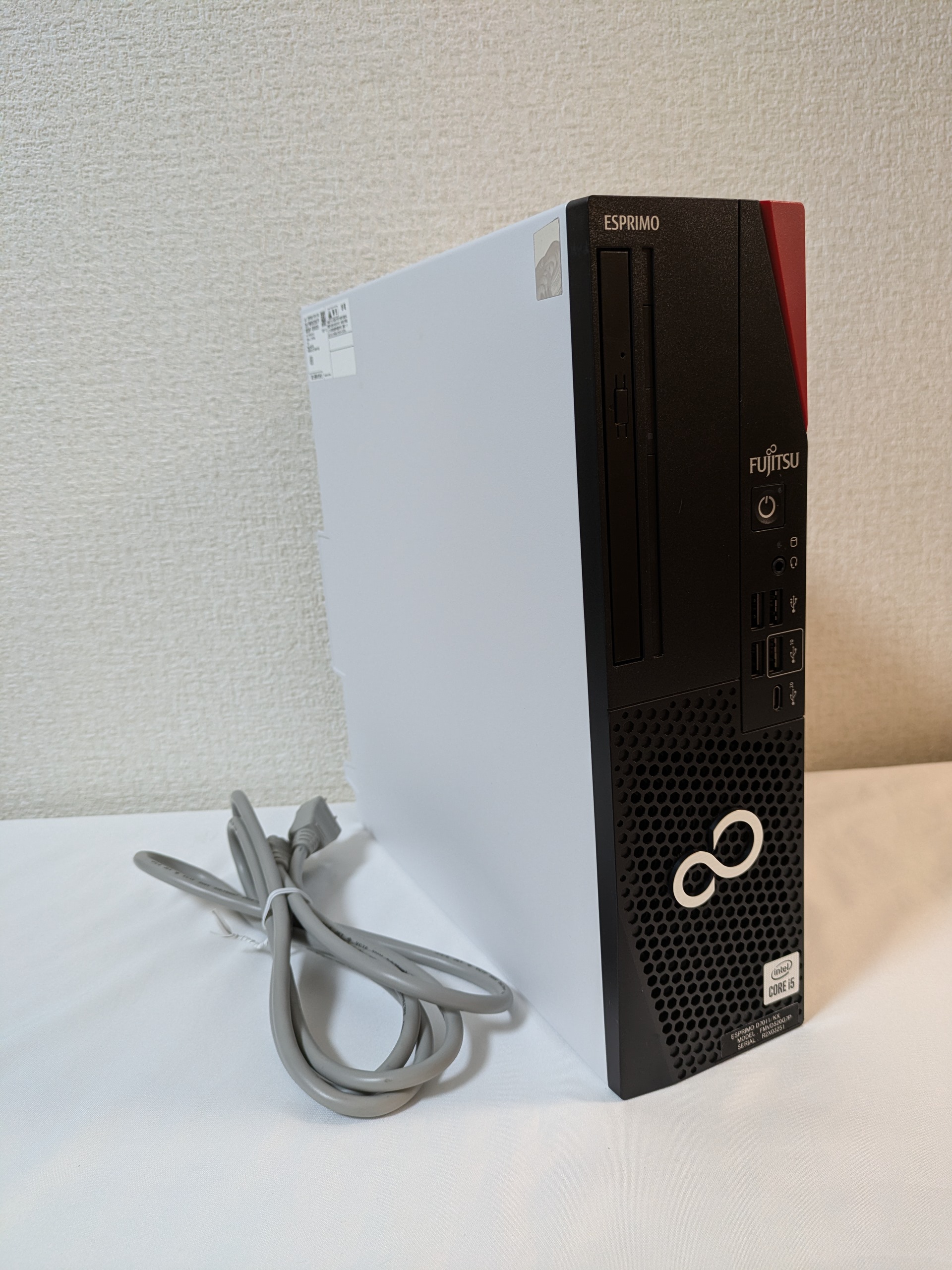 富士通 デスクトップPC ESPRIMO D7011KX Windows11 Core i5 8GB SSD256 DVD RW