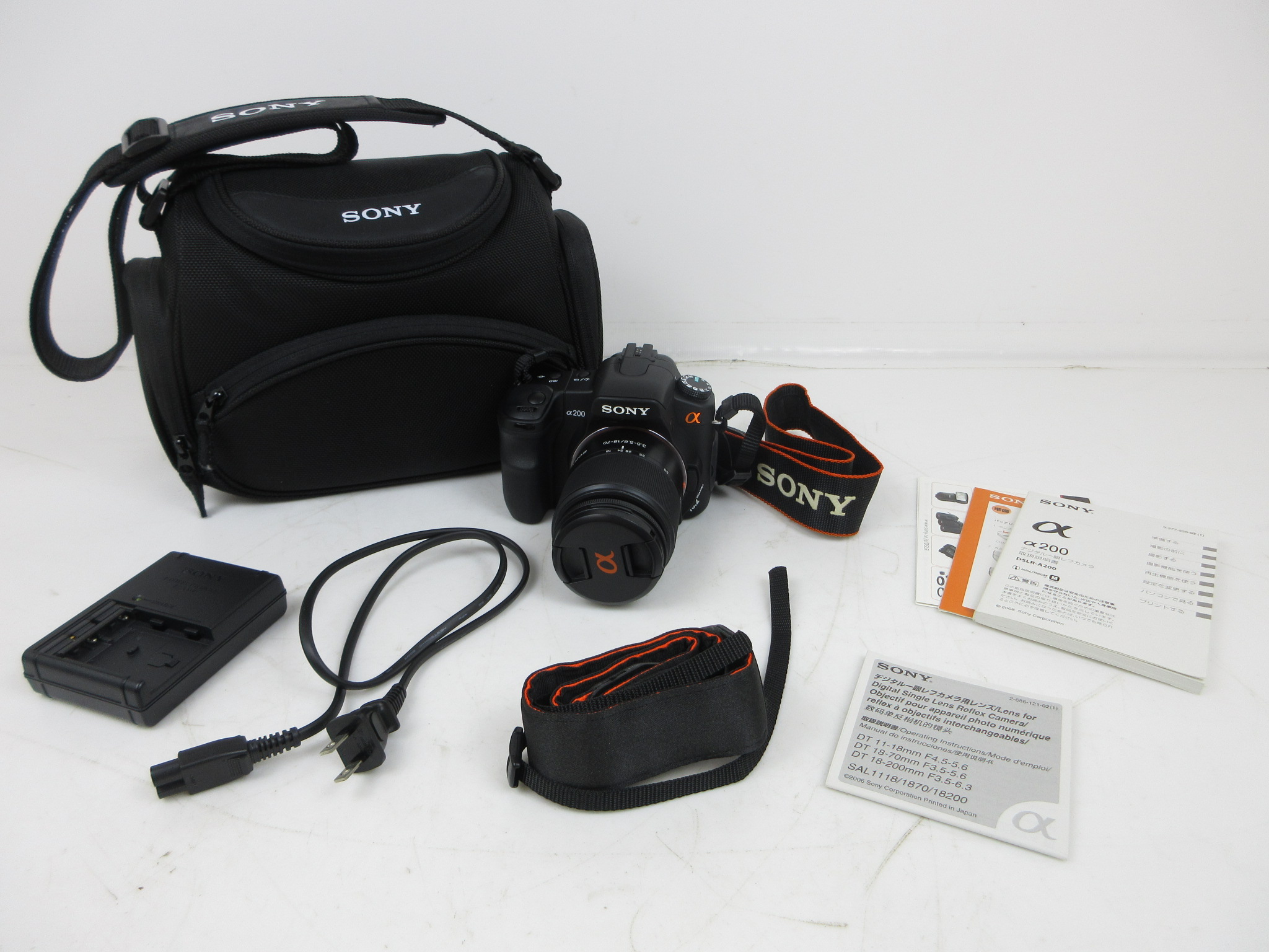 SONY デジタル一眼レフカメラ α200 ブラック DSLR-A200