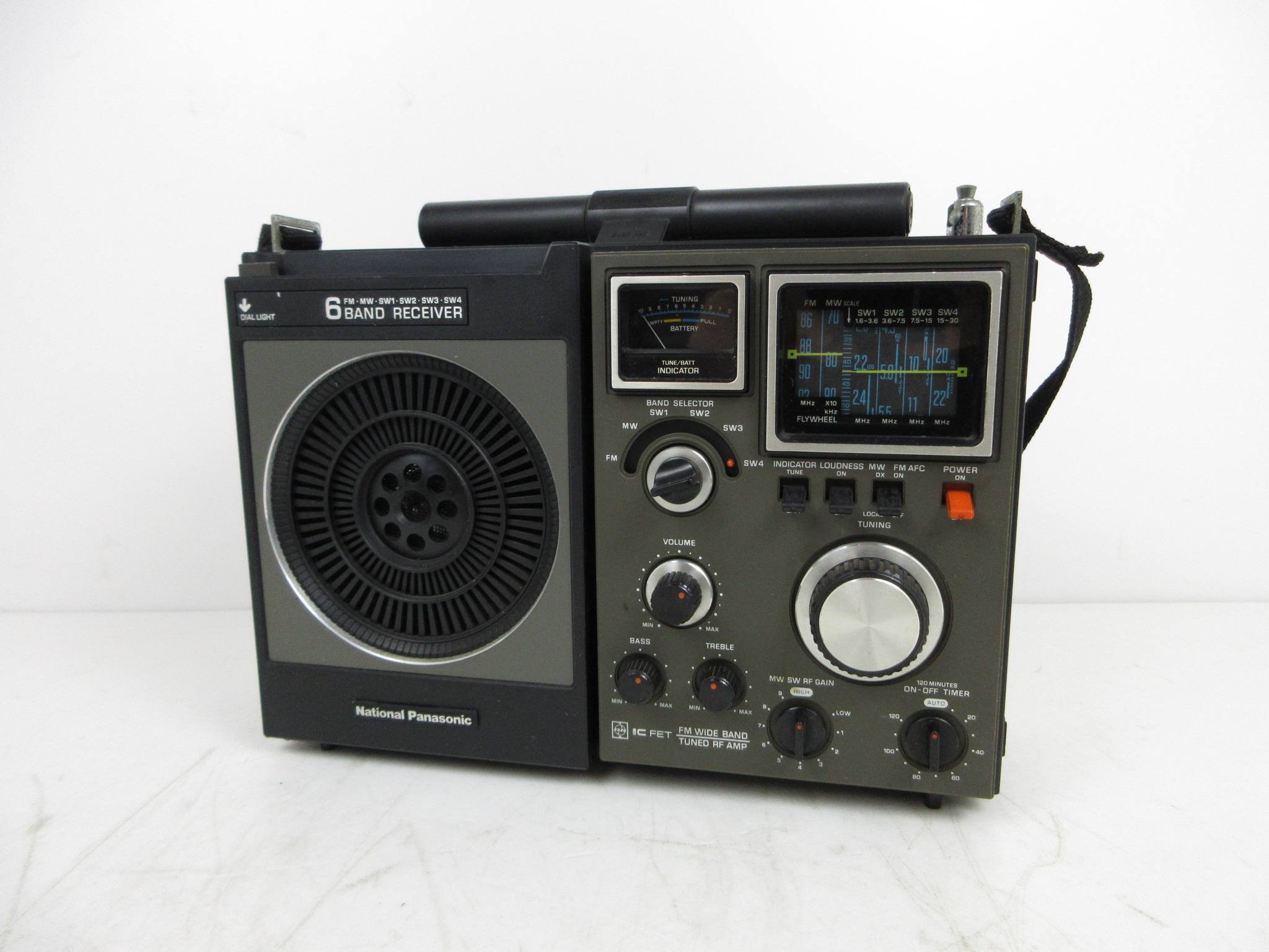 National Panasonic ナショナル パナソニック 松下電器産業 RF-1180 クーガー118 BCLラジオ 6バンドレシーバー