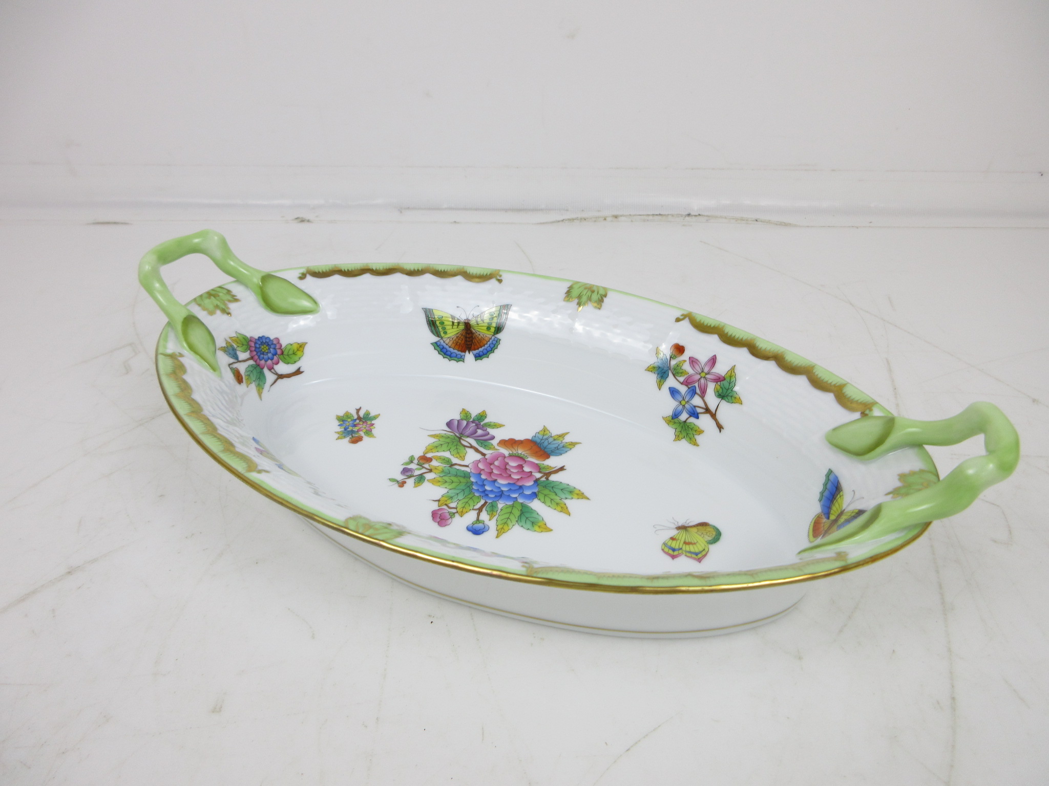 HEREND ヘレンド バスケット 西洋磁器 花絵