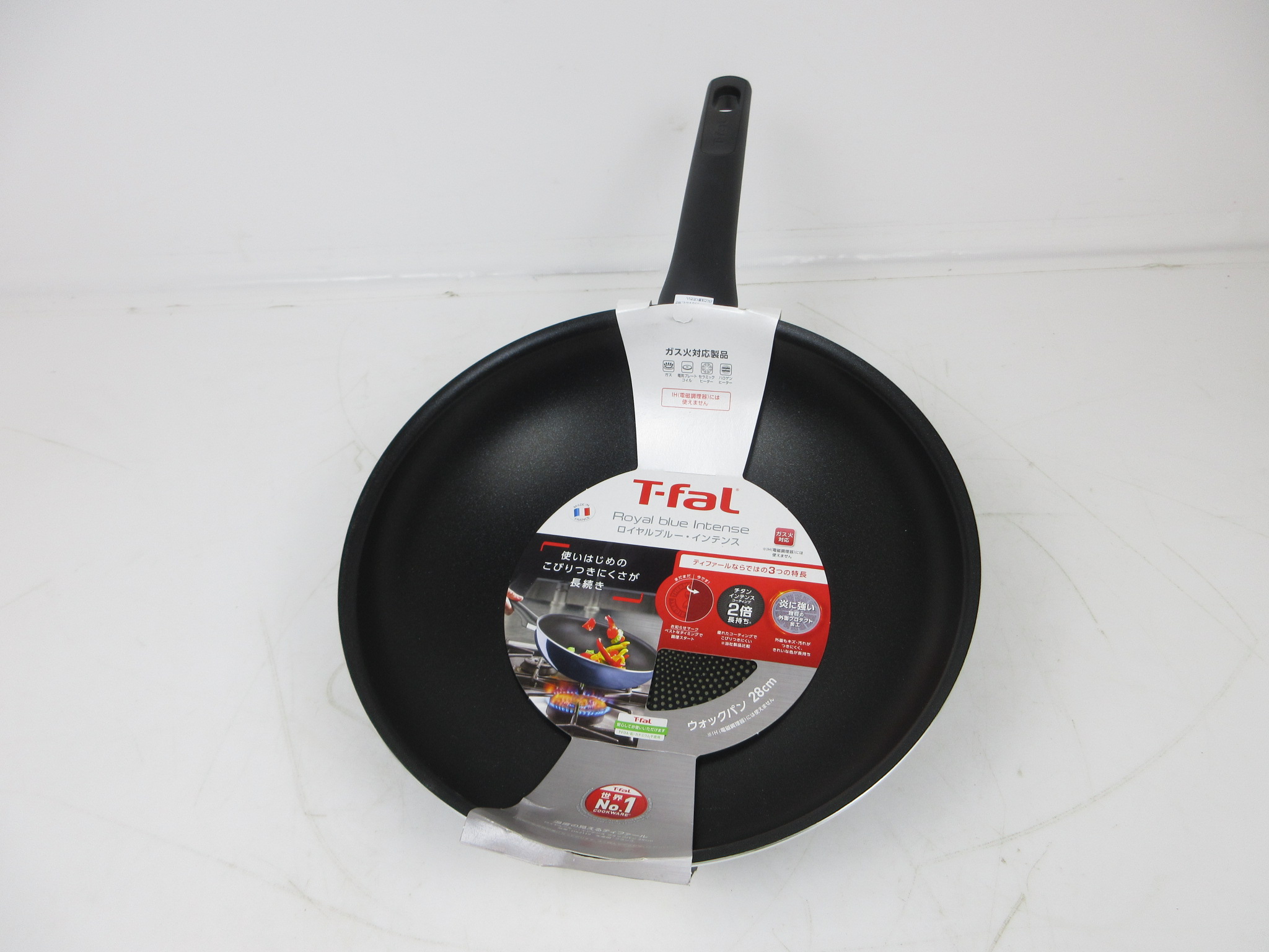 T-fal ティファール 取っ手のとれる 炒め鍋 28cm 深型 インジニオ・ネオ ロイヤルブルー・インテンス