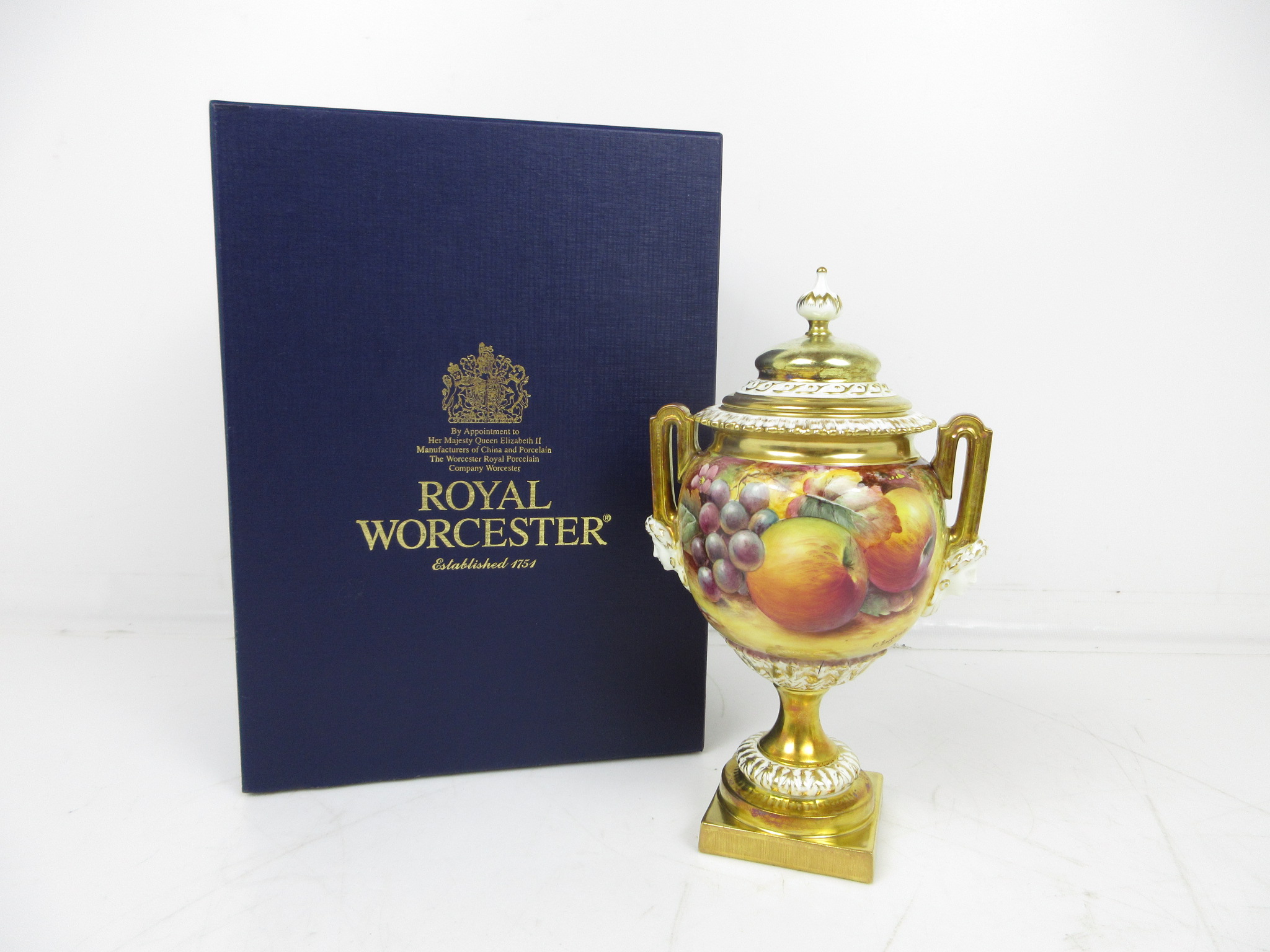ロイヤルウースター ROYAL WORCESTER ペインテッドフルーツ カバードベース