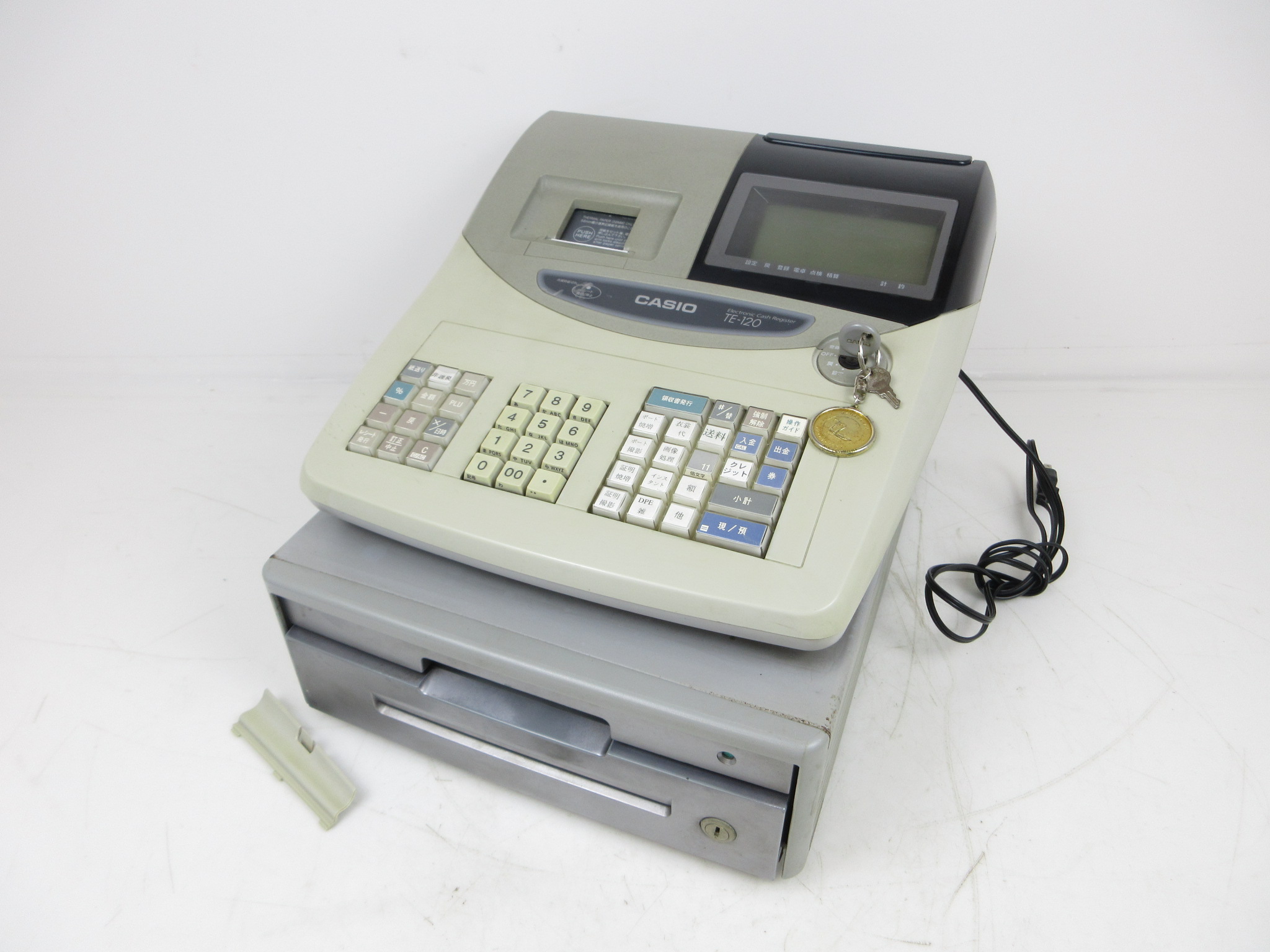 CASIO カシオ 電子レジスター TE-120 Electronic Cash Register