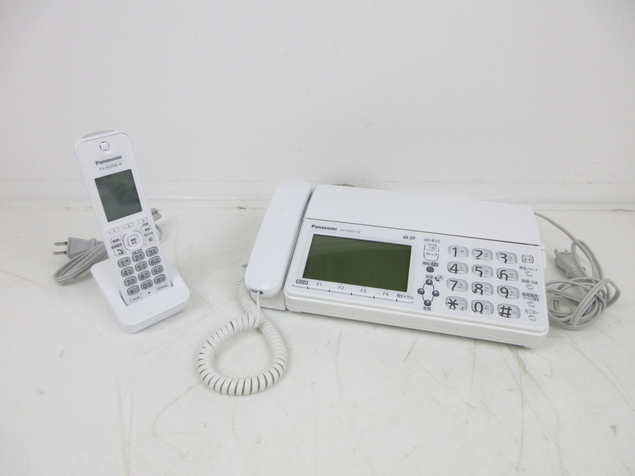 パナソニック デジタルコードレスFAX 子機1台付き ホワイト KX-PZ620