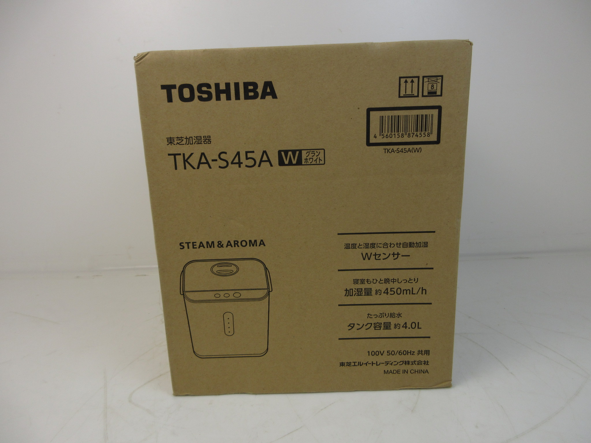 東芝 スチームファン式 加湿器 TKA-S45A グランホワイト