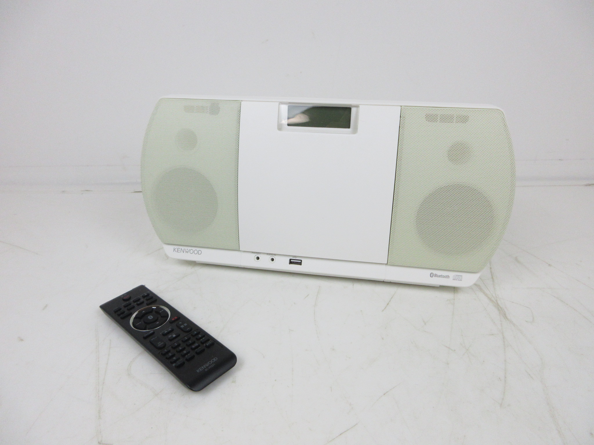 KENWOOD ケンウッド CR-D3-W ホワイト USB ラジオ CDプレーヤー