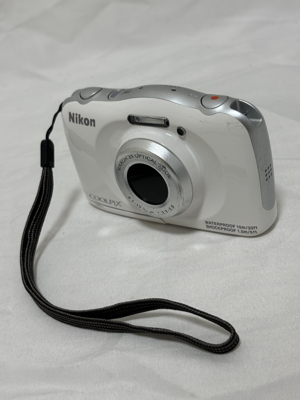 Nikon デジタルカメラ S33 防水 1317万画素 S33 ホワイト S33WH