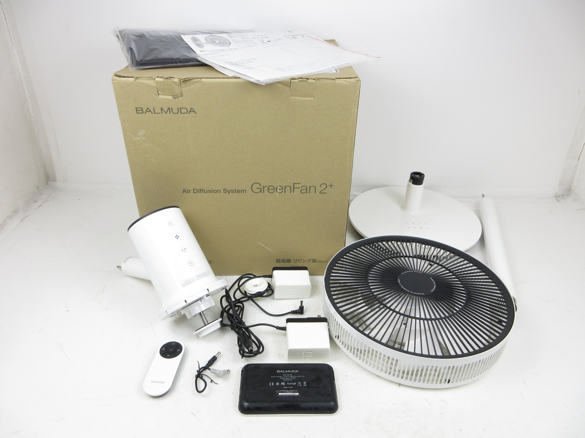 バルミューダ ザ・グリーンファン BALMUDA The GreenFan EGF-1200-WK