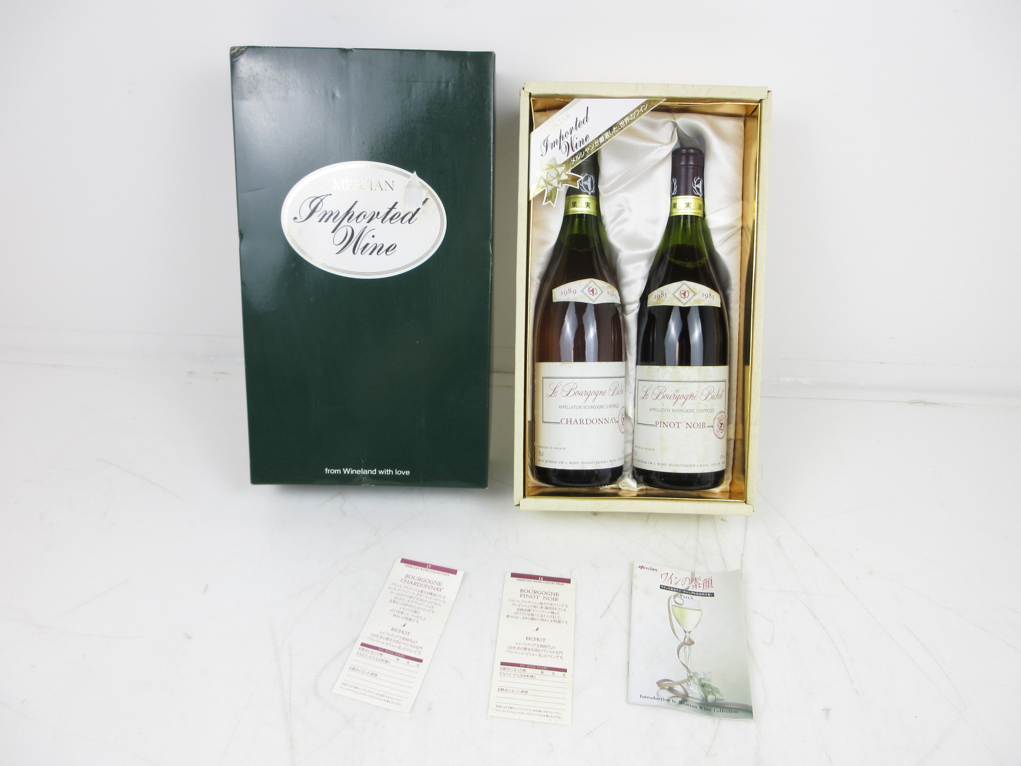 Bourgogne Pinot Noir bourgogne chardonnay 1985