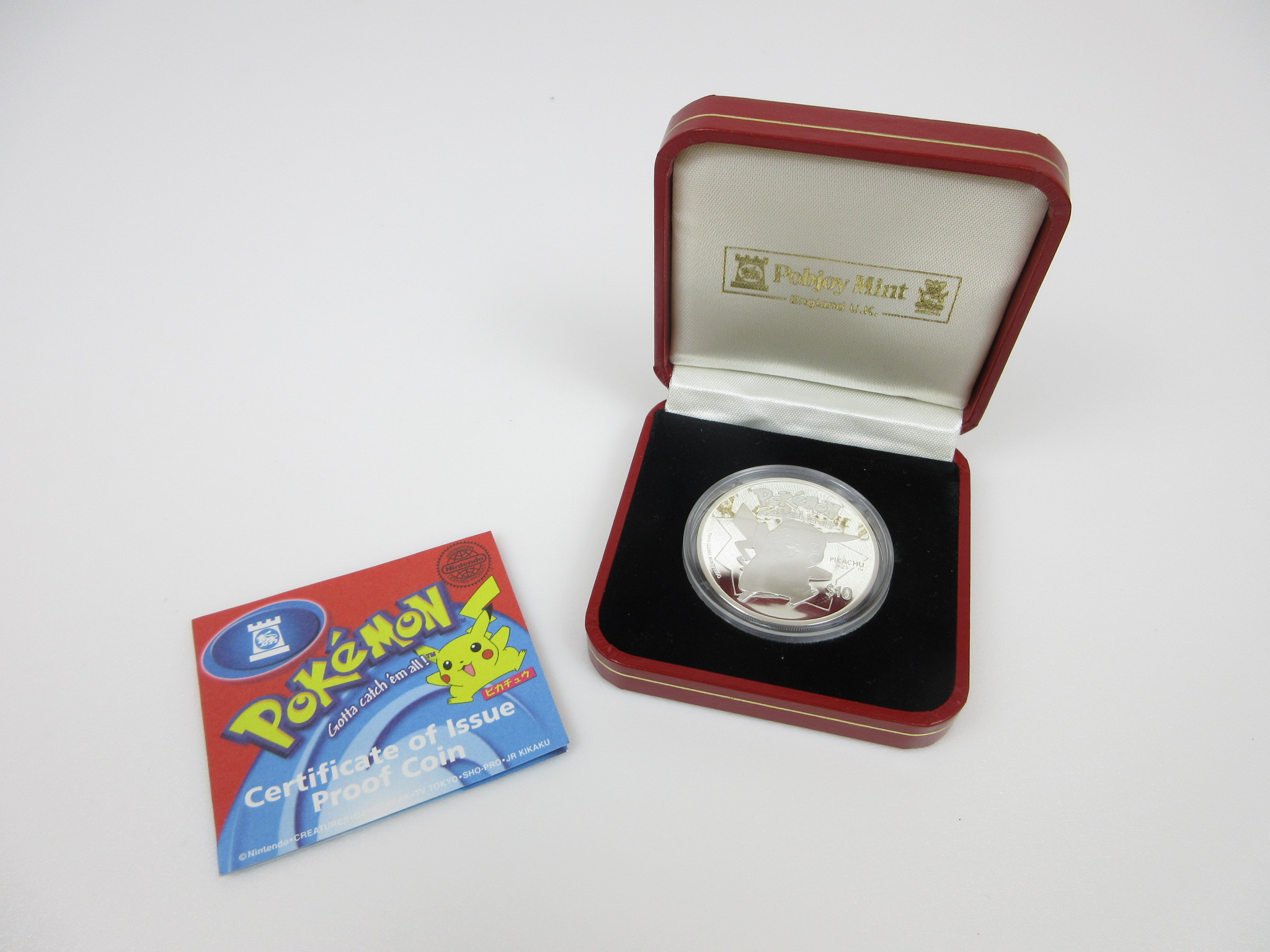 ニウエ 2001年 ポケモン ピカチュウ 10ドル銀貨 シルバー プルーフコイン