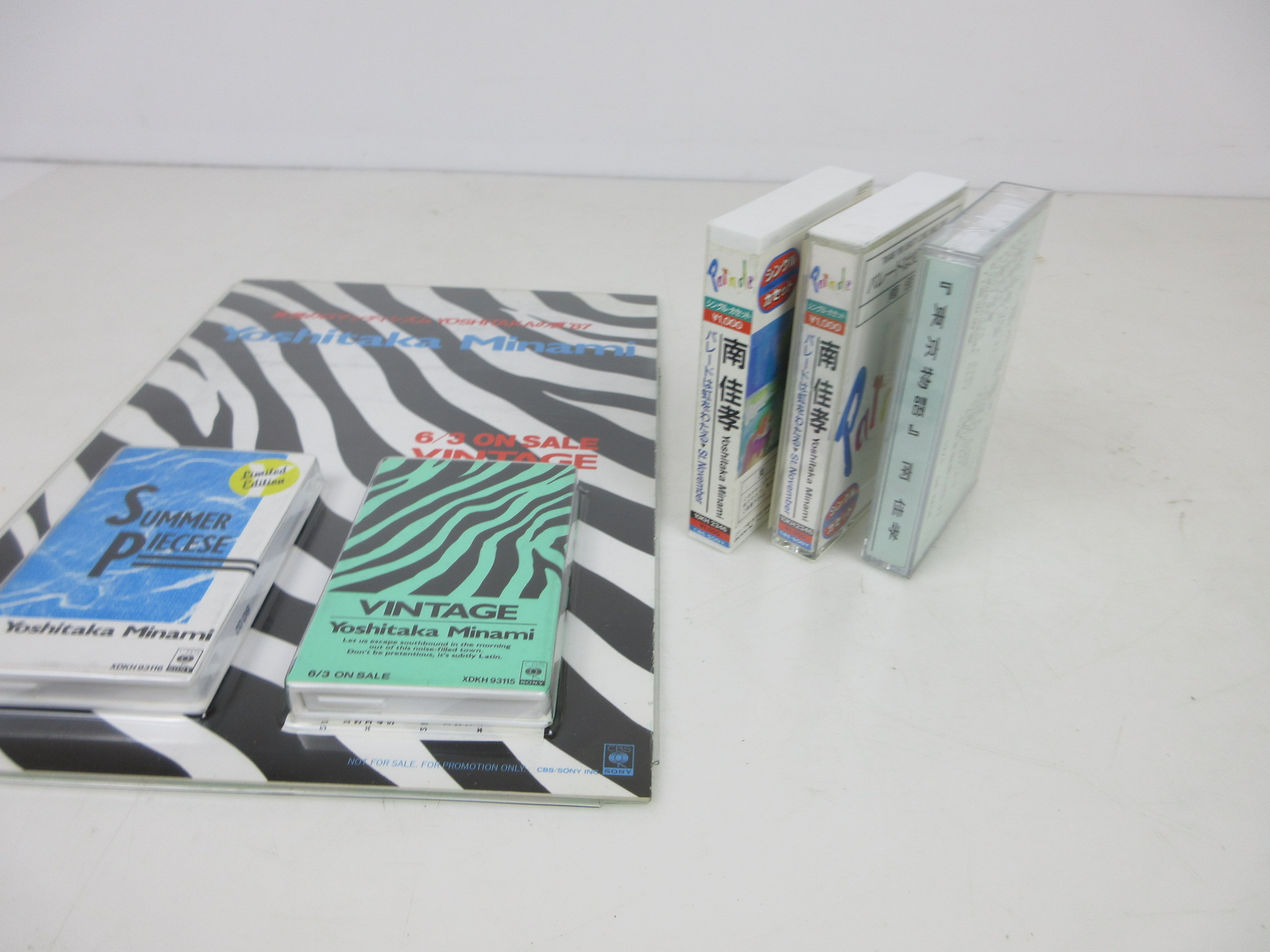 カセット 南佳孝 VINTAGE カセットテープ Yoshitaka Minami 東京物語 パレードは虹をわたる