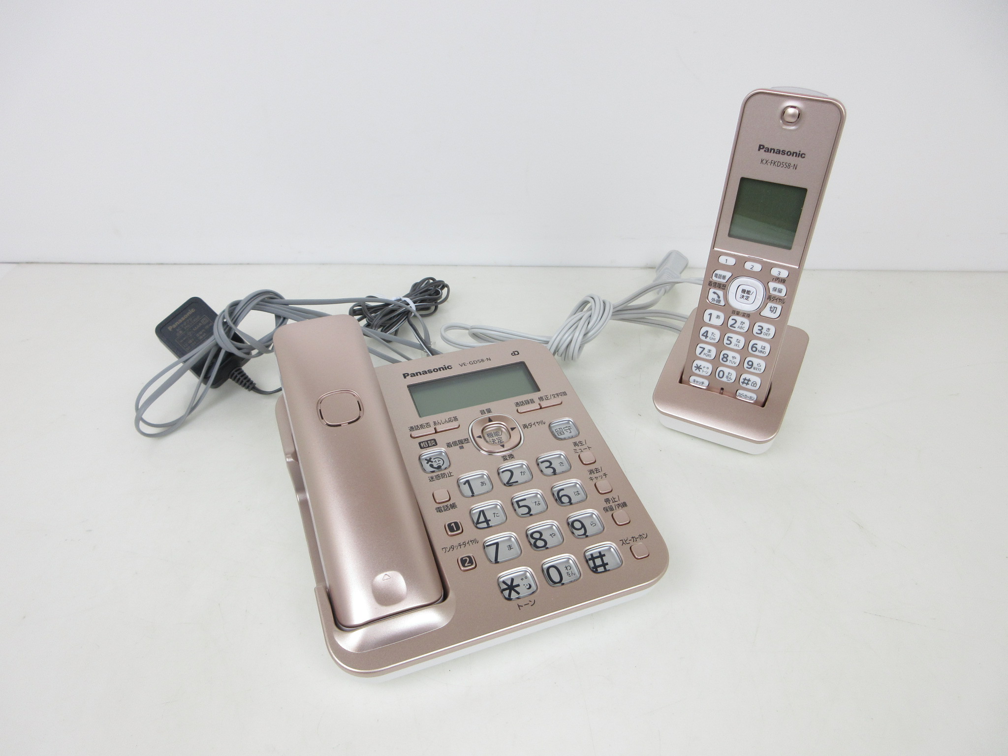 パナソニック 電話機 ピンクVE-GD58DL-N