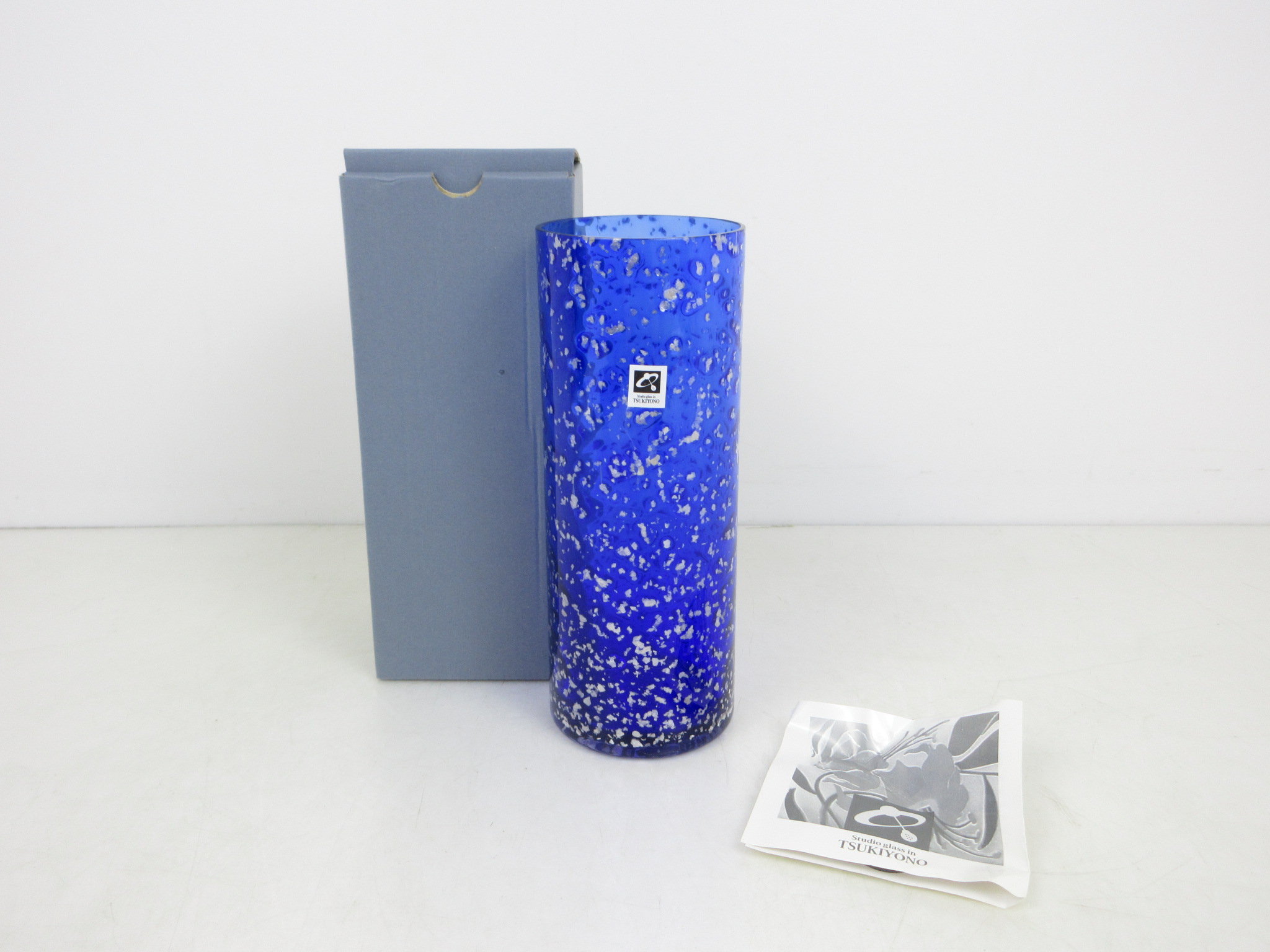 花瓶 月夜野工房 フラワーベース ガラス工芸