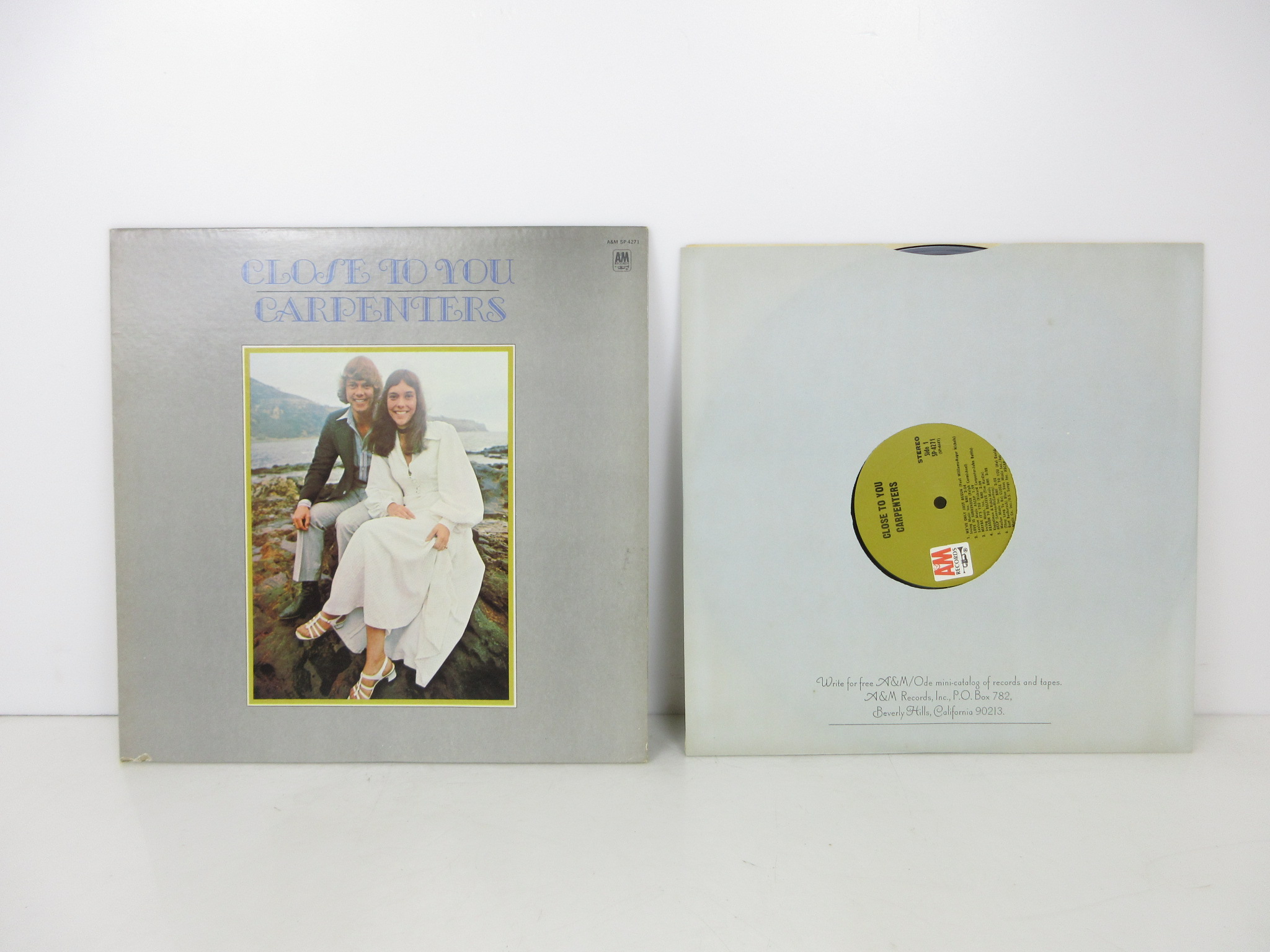 カーペンターズ CARPENTERS CLOSE TO YOU A&M SP-4271 レコード