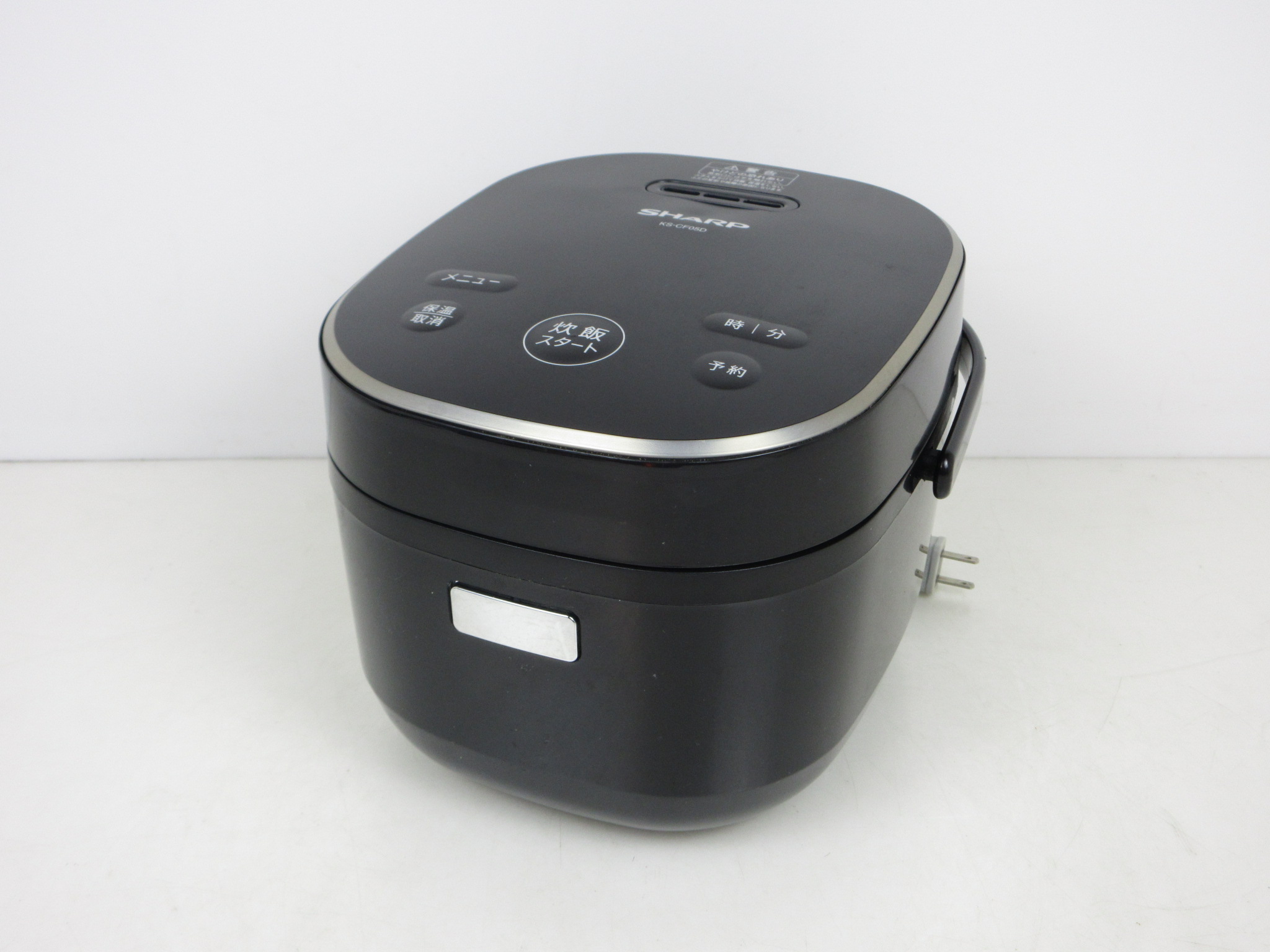 シャープ KS-CF05D-B ジャー炊飯器 3合炊