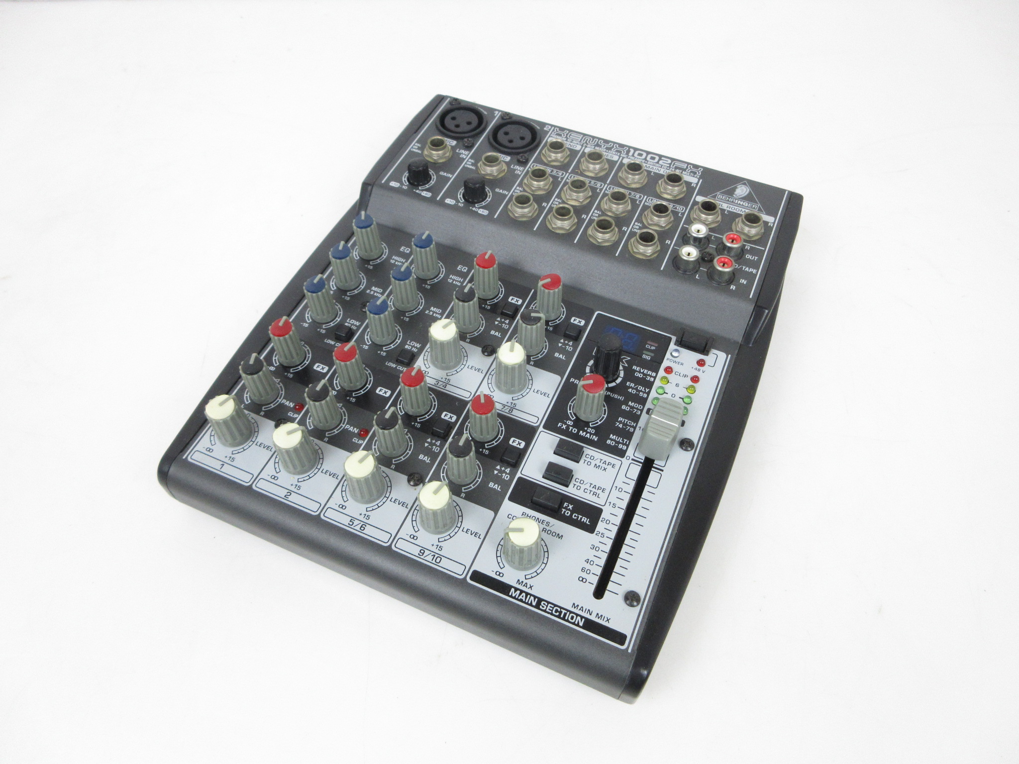 Behringer アナログミキサー 10チャンネル エフェクト搭載 1002FX