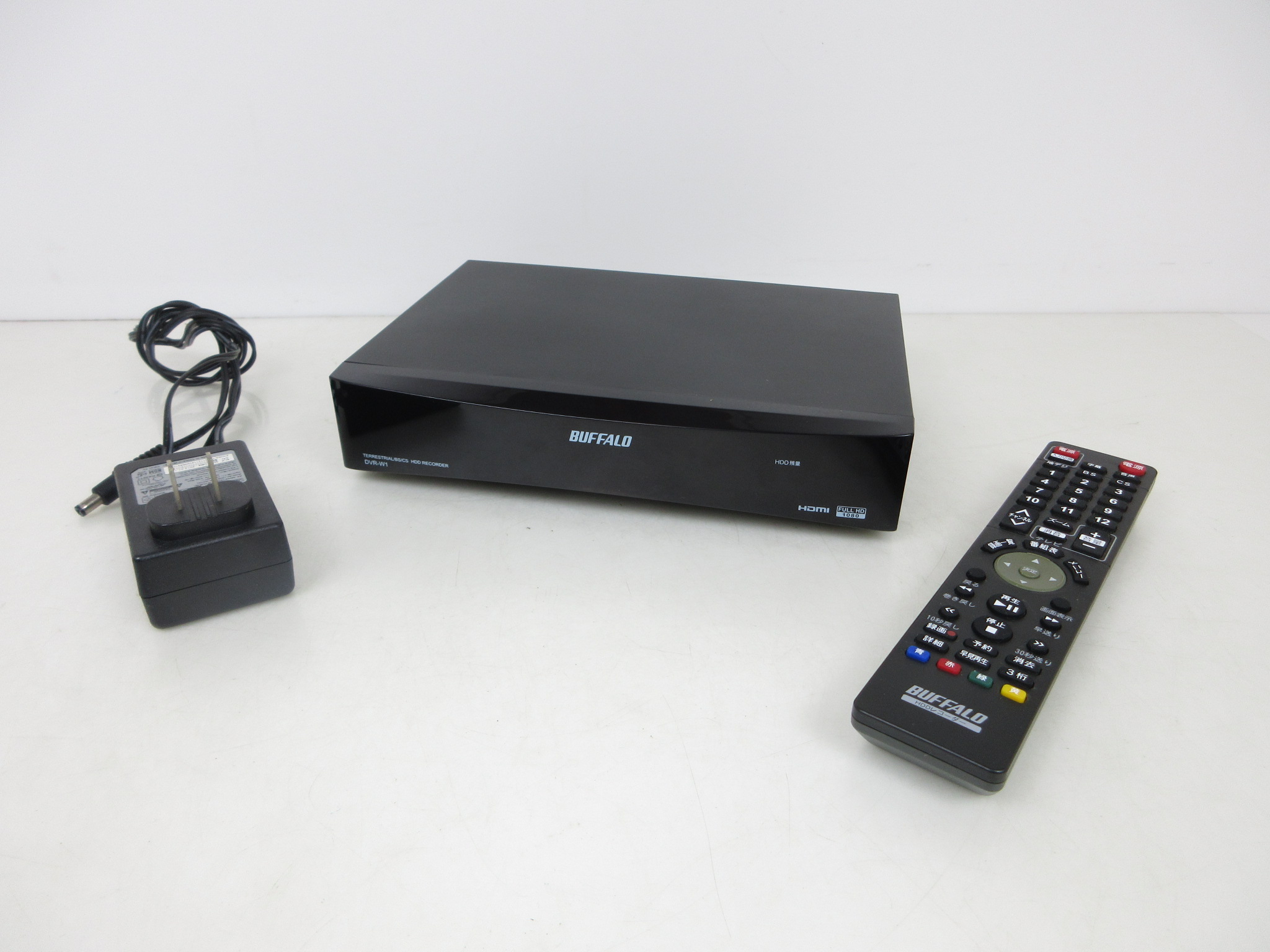BUFFALO Wチューナー搭載 HDDレコーダー 1TB DVR-W1