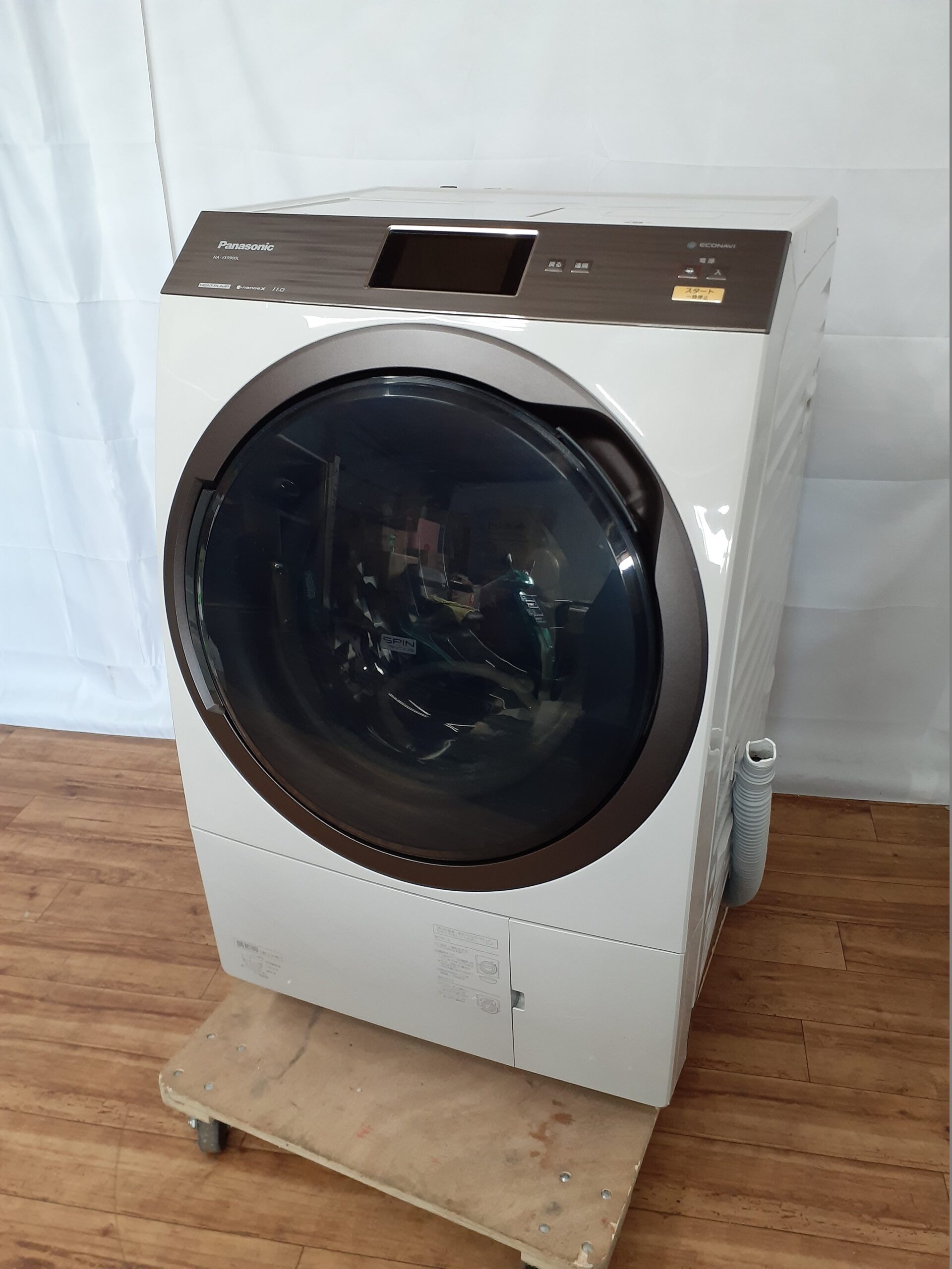 パナソニック ななめドラム洗濯乾燥機 11kg 左開き ノーブルシャンパン NA-VX9900L