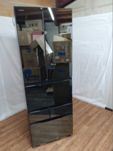 東芝 ガラスパネル 6ドア冷蔵庫 GR-R460FZ